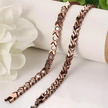 1 套磁性红古铜色手链制作工具，金鱼形，带可拆卸磁性底座，适合作为节日或特殊场合送给家人或朋友的礼物，圣诞节惊喜 - 磁銅女款 - 查看 4