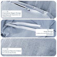 Swing Chair Cushion Pad ONLY Hammock Hanging Egg Chair Seat Cushion Replacement One-Piece Thick Patio Hammock Chair Seat Cushion - 藍色 - 查看 3