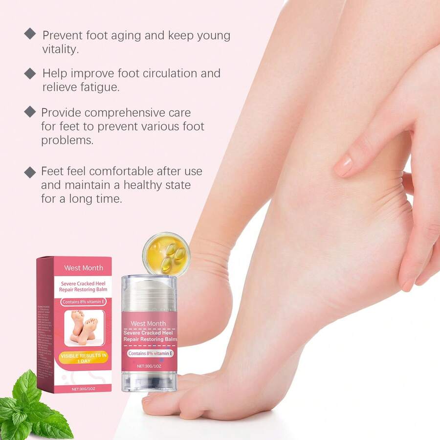 Professional Cracked Heel Stick Repair Balm & Foot Peel Mask Callus