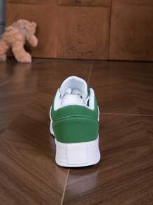 Fall/Winter Fashionable Lace-Up Casual Sneakers - Women's Lightweight & Comfortable Athletic Shoes - Stylish Color Blocking Design