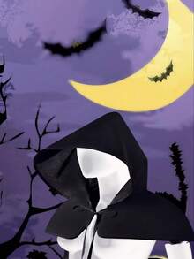 1 Trang phục biểu diễn mới Mũ cosplay Áo choàng thời trung cổ Mũ trùm đầu cướp biển Thích hợp cho các buổi biểu diễn lễ hội - màu đen - Xem 1