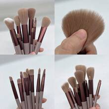 Bộ 13 Cọ Trang Điểm Phấn Mắt Kem Nền Nữ Cọ Mỹ Phẩm Phấn Mắt Má Hồng Làm Đẹp Túi Đựng Dụng Cụ Trang Điểm - Nhiều màu - Xem 7