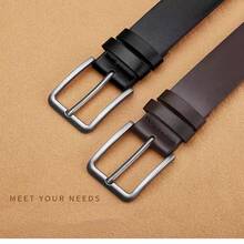2 chiếc thắt lưng PU phong cách đơn giản dành cho nam có khóa cài bằng kim loại, thắt lưng công sở cổ điển dành cho giới trẻ - vành đai thanh niên - Xem 3