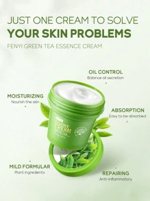1套 FENYI 綠茶控油護膚套組，5g 泥膜、50g 潔面乳、100ml 爽膚水、40g 精華面霜、3g 睡眠面膜、17ml 精華液、15g 眼部精華液，收斂毛孔 & 平衡油脂，旅行便攜護膚，適合所有膚質女性的禮物 - 7件套 - 查看 6