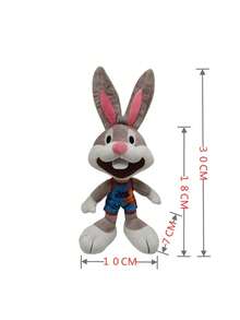 Búp bê nhồi bông hình thỏ dễ thương làm quà tặng lý tưởng cho bạn bè - Nhiều màu - Xem 5