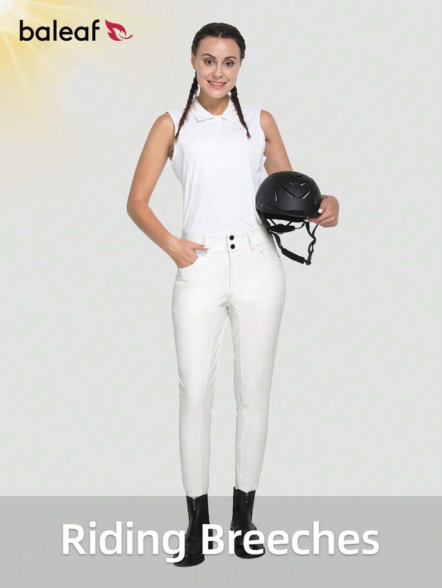 Baleaf Damen Thermo Yogahose - Warme Jogginghose Mit Taschen Und Hoher Taille