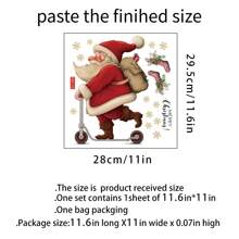 Miếng dán chống thấm nước hình ông già Noel cho nhà vệ sinh, miếng dán tường trang trí nhà cửa Giáng sinh, tự dính có thể tháo rời - nhiều màu - Xem 25