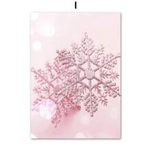 1pc Hồng Giáng sinh mùa đông tuyết Santa Chalet nghệ thuật tường Canvas vẽ tranh Bắc Âu áp phích và bản in hình ảnh tường cho phòng ngủ trang trí nhà không có khung - Nhiều màu - Xem 17