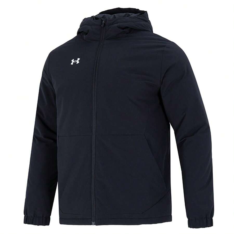 Under Armour Men's And Women's Padded Jacket, Windproof And Warm Outerwear, Sports Padded Jacket - Black - View 1