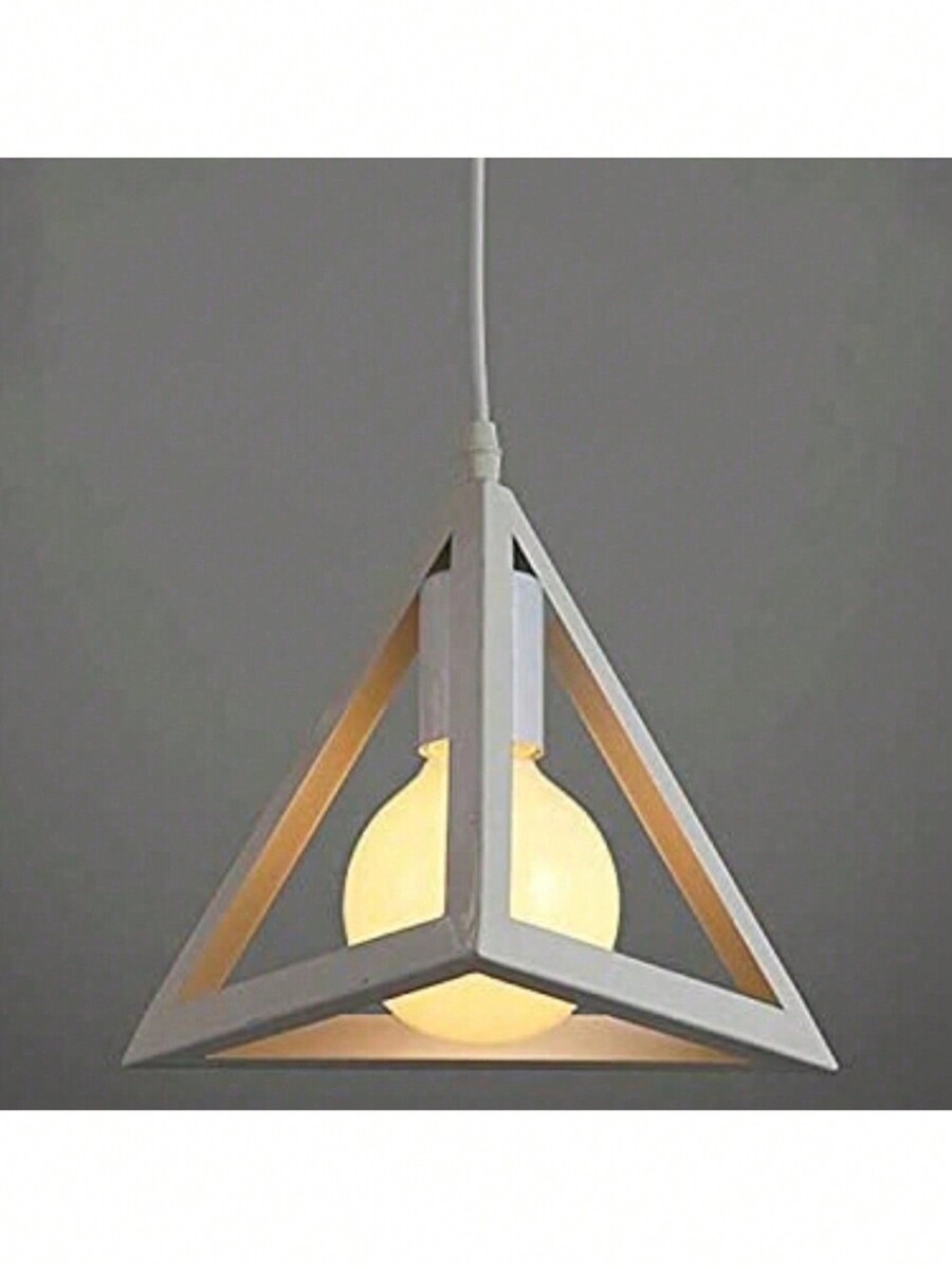 220V Nordic Minimalist Iron Triangle Pendant Light, Creative