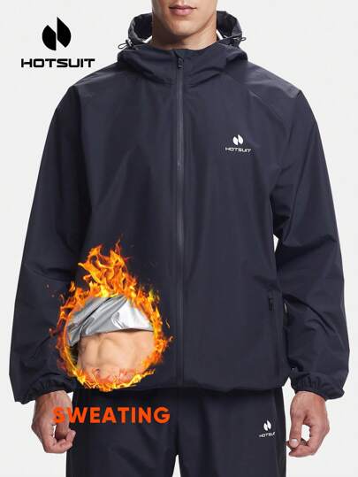 HOTSUIT 男友款桑拿夹克 男士减肥出汗服 拳击健身运动出汗桑拿夹克