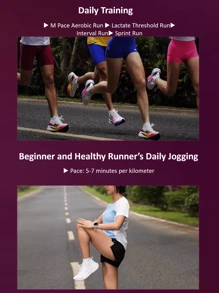 BMAI 女款 SurcarbonFly Windwheel 专业马拉松碳纤维竞速鞋：缓震跑鞋，非常适合训练、跳绳和跑步；耐用、有弹性、缓震、轻便、耐磨、防滑、静音、舒适 - 黑色 - 查看 3