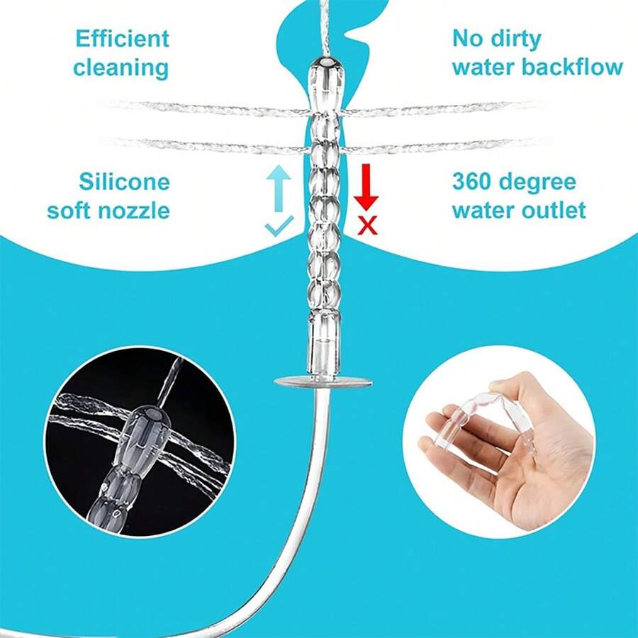 1PC Vaginal Irrigator, Gynecological Douche, Enema Set, Private Part