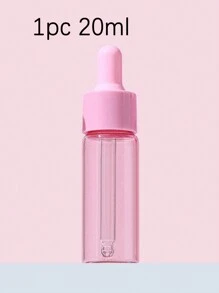 1 Peça/3 Peças Frascos Conta-Gotas de Vidro Rosa 5ml 10ml 15ml 20ml, Tampa de Macaron, Soro, Óleo Essencial de Perfume, Mini Portátil Viagem, Conta-Gotas Ocular, Frascos de Vidro Recarregáveis