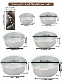 1 pezzo Stampo per torta chiffon antiaderente, multisize, in lega di alluminio, facile da sformare, adatto per raduni in famiglia e con amici