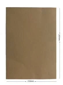 20 张 A4 牛皮纸，适用于 DIY 折纸和手工工艺品 - 棕色 - 查看 2