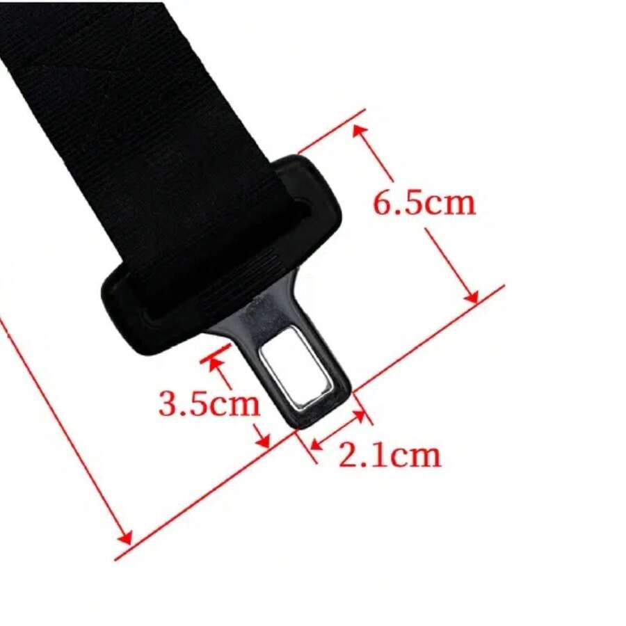Car Seat Belt Extension Strap, Length 36cm, Fit For 2.1cm Width 3cm