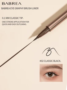 babrea 0.6毫升基础眼线笔，适合日常使用 - 02黑色 - 查看 1