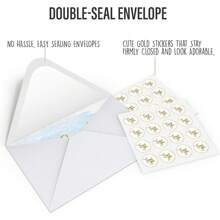 Thank You Cards Watercolour 48 Pack - Watercolour - View 4