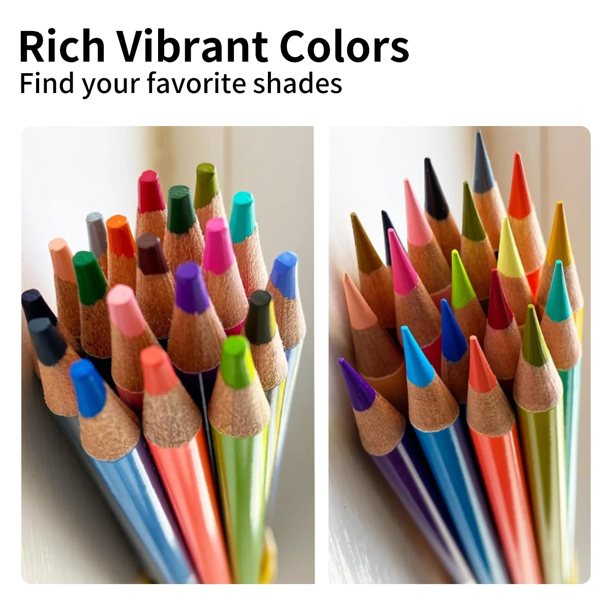 72 Colored Pencils Set Quality Soft Core Colored Leads For Adult