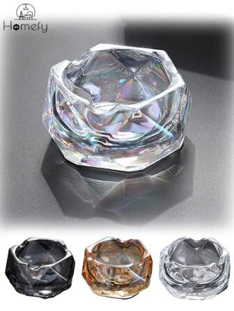 Glass Ashtray,Crystal Ashtray,Smoke Extinguisher 1pc Best Gifts Birthday Graduation