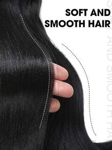 Yaki 卷曲直发 6 束 14 英寸 16 英寸 18 英寸长直发束 适用于耐热直发束 6 束