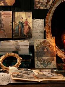 1 gói gồm 100 kẹp giấy trang trí nghệ thuật cổ điển ngẫu nhiên, dùng để trang trí ngày lễ, đồ thủ công tự làm, tạp chí nghệ thuật, trang trí tài khoản, trang trí quà tặng, trang trí chỉnh sửa ảnh cổ điển, trang trí nhật ký, trang trí sổ tay, trang trí hồi ký, trang trí nghệ thuật, đồ thủ công tự làm trang trí đa năng, v.v. - Một cỡ - Xem 5