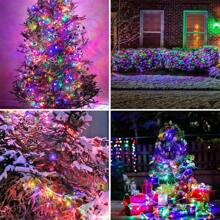 1 pieza Guirnalda de luces LED de hadas a prueba de agua para el hogar, jardín, bodas y decoraciones festivas - Funciona con batería para Halloween y Navidad