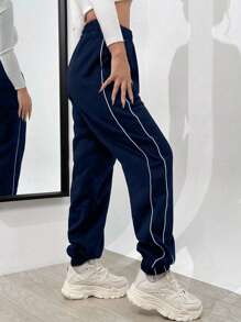 1pc Teenage Girls Versatile Fashionable Casual Outdoor Sports Pants, Suitable For Spring And Autumn