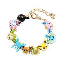 1 pieza Pulsera de anime Pokemon con diseño de dibujos animados de moda y exquisita, de estilo fresco y sencillo, apta para que las estudiantes la usen a diario, adecuada como regalo
