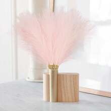 15 chiếc trang trí cỏ Pampas 21 inch, trang trí nhà màu hồng cỏ Pampas, trang trí Boho số lượng lớn cỏ Pampas, hoa giả nhân tạo mềm mại, bình hoa trang trí cỏ Pampas giả, đồ trang trí trung tâm cây thông Noel - Hồng - Xem 8
