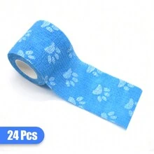 1/5/10/24 piezas Vendas adhesivas para tatuajes, pegatinas antideslizantes para tatuajes, cinta adhesiva desechable para tatuajes, adecuada para Halloween, rollos de vendas elásticas, cinta adhesiva para máquinas de tatuaje, cinta deportiva, vendas con diseños de animales (aplicables a rodillas, dedos, tobillos, palmas, etc.), adecuada para mascotas, tatuajes deportivos, adecuada para principiantes y artistas de tatuajes experimentados - Multicolor - Ver 66
