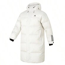 Adidas Men's 2026 New Warm Jacket, Mid-Length Sports Casual Down Jacket IL8927 - White - View 1