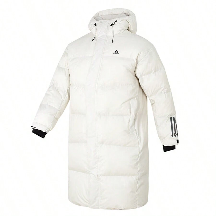 Adidas Men's 2026 New Warm Jacket, Mid-Length Sports Casual Down Jacket IL8927 - White - View 1