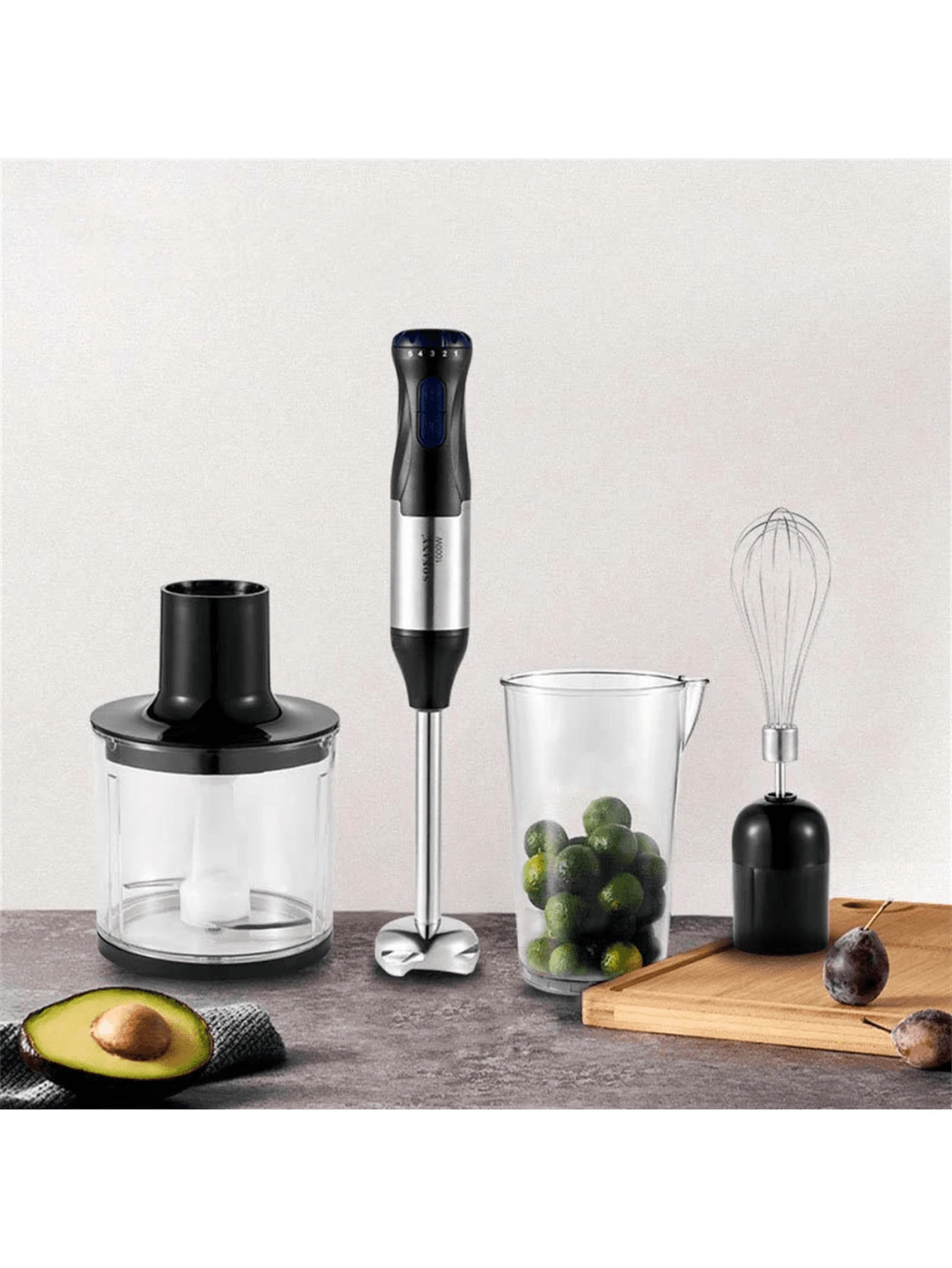 Frullatore Litri 1,5 Con Tritatutto - Foto 7