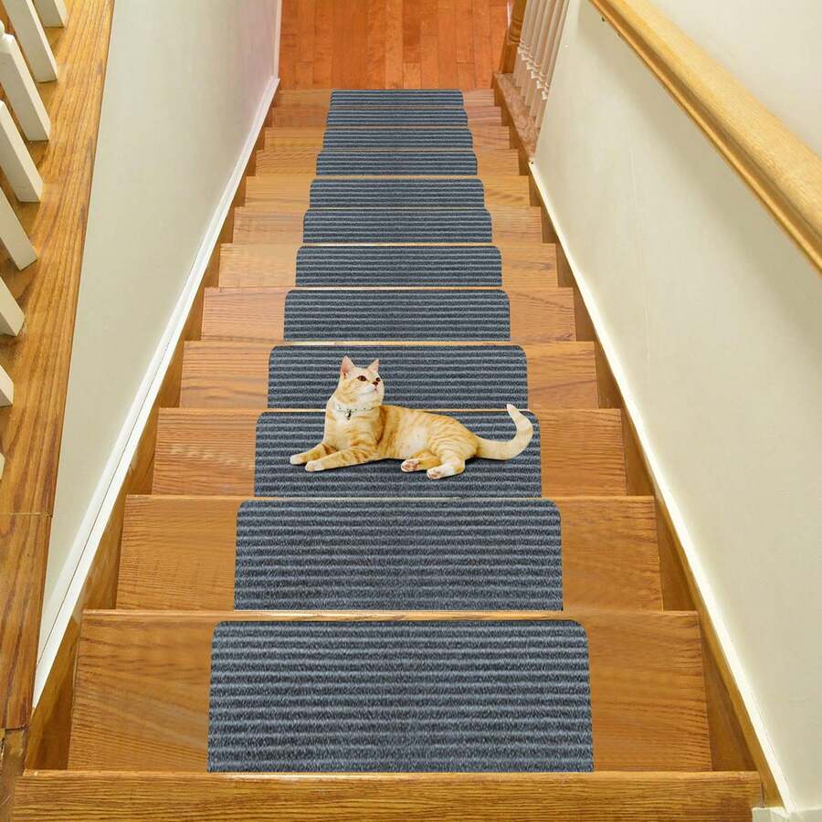 JAYFAN Stair Treads For Wooden Steps Indoor, JAYFAN Non Slip Carpet