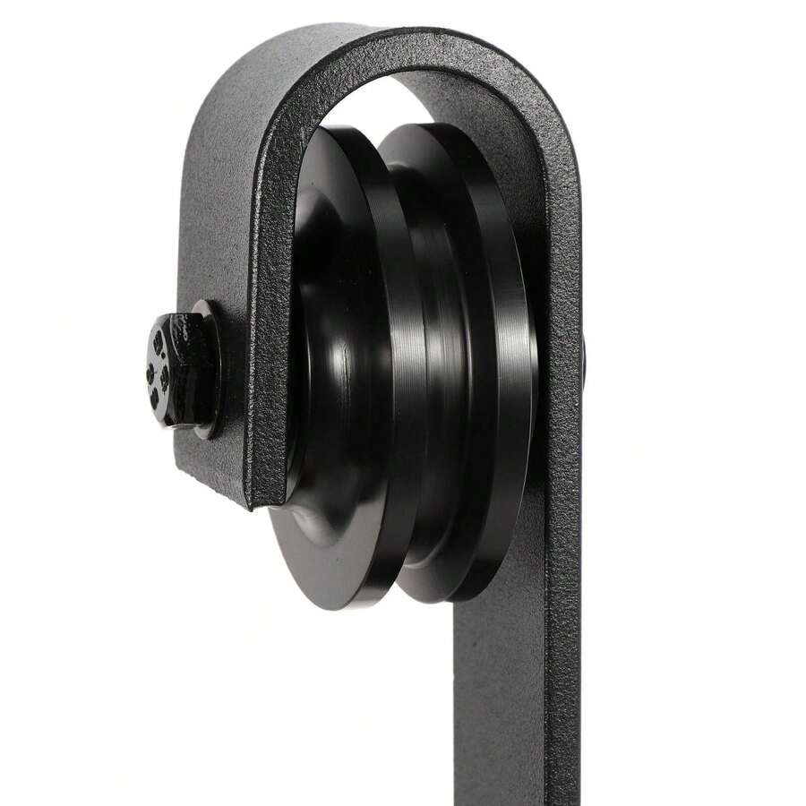 6.6 FT Sliding Barn Door Hardware Kit Wood Modern Hang Style Track Rail