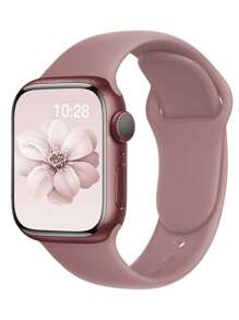 1 件运动硅胶表带，兼容 ，柔软、舒适、防水，铆钉扣表带，兼容 Series Ultra/11/10/9/8/7/6/5/4/3/Se，38/40/41/42/44/45/46/49 毫米替换表带，易于佩戴且可调节 - 38mm/40mm/41mm - 查看 29