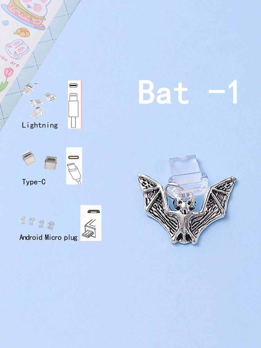 1pc AntiDust Plug IPhone Decor Android Lightning TypeC Port Resin Style SHEIN USA