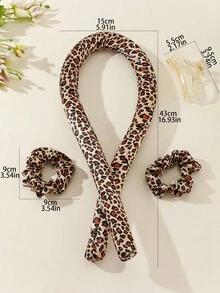 1 件女士纯色休闲发饰套装，适合日常生活万圣节 - 香檳色 - 查看 11