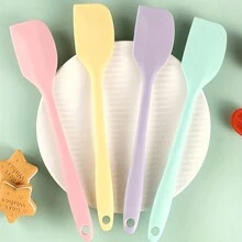 Bộ 4 thìa silicon: Dụng cụ nhà bếp chịu nhiệt độ cao để nướng, phết và cạo - Đồ dùng thiết yếu cho gia đình và ký túc xá - Nhiều màu - Xem 11