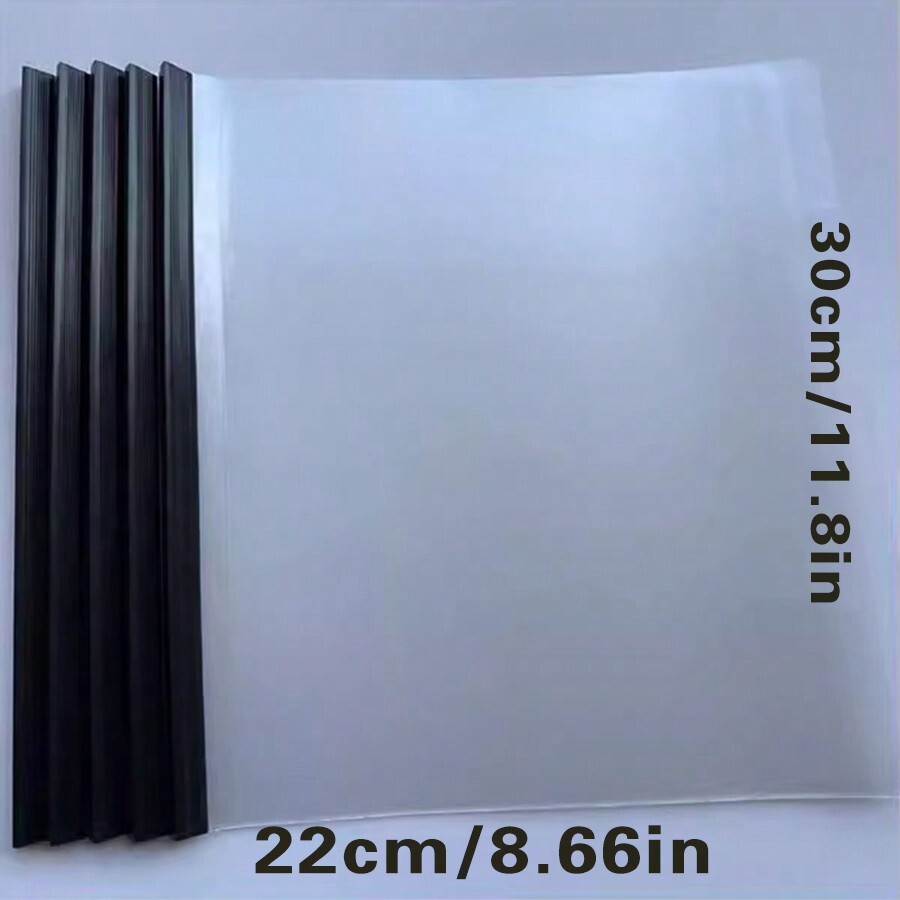 100 A4 Rotating Black Pull Rod Folders, 90 Degree Pull Rod Clips