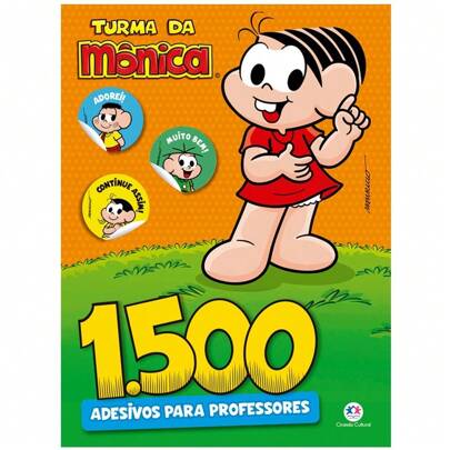1500 Adesivos para Professores - Turma da Mônica