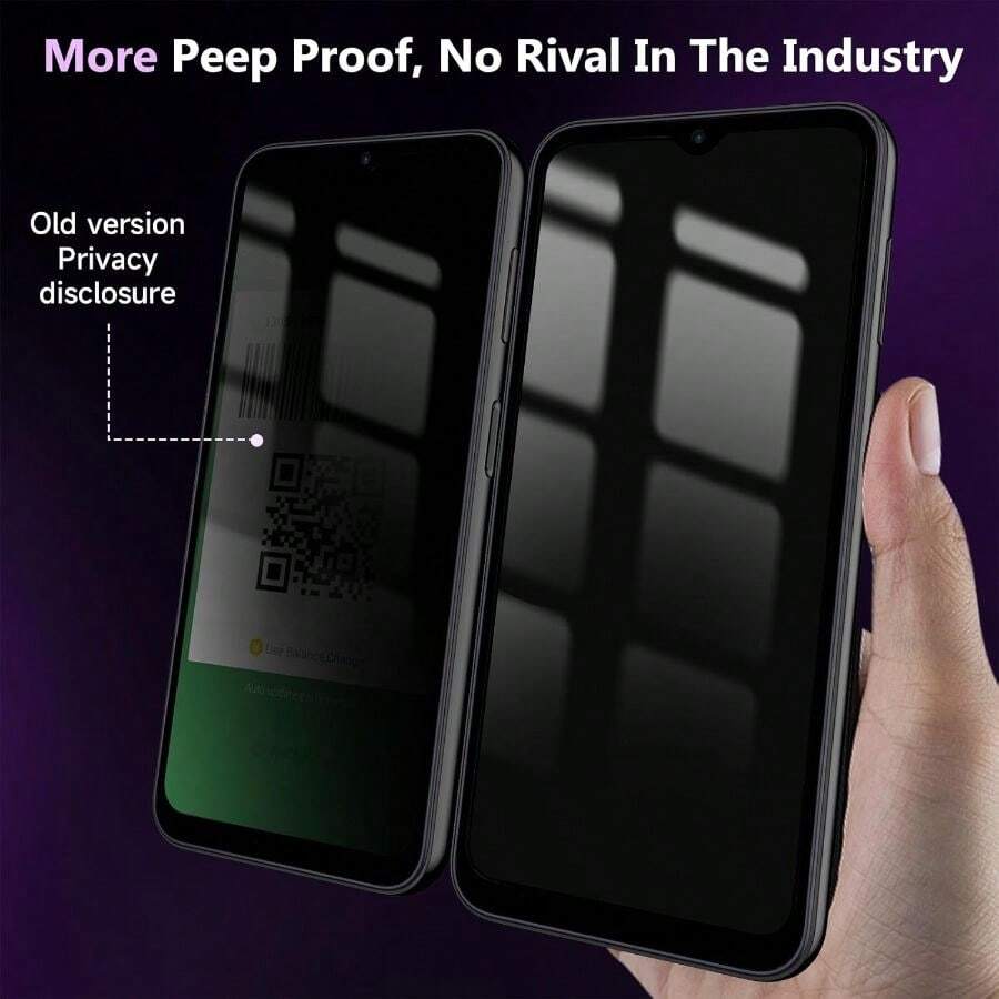 2+2 Packs Galaxy A15 5G Privacy Screen Protector With Camera Lens