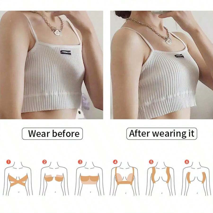 20 Pieces Of NonWoven Fabric Chest Patch, One Stretch Cloth, Anti