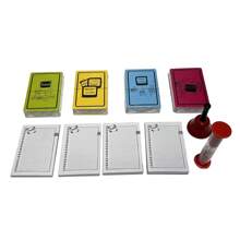 34x21x5cm 有趣的阿拉伯时间卡牌游戏，阿拉伯语棋盘游戏卡牌游戏