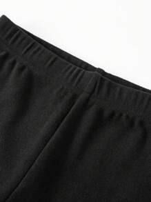 mini bala Quần legging nữ thời trang thu đông co giãn ấm áp - màu đen - Xem 3