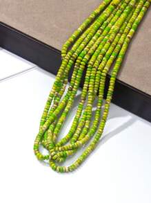 2x4mm Natural Stone Crystal Color Chalcedony Abacus Bead Loose Bead, Wheel Bead Bead Flat Bead, About 160 Beads In A String, Perfect For Jewelry Making, DIY Charm Bracelet Necklaces & Fashion Earrings Accessories, Decorative Beads For Creative Expression