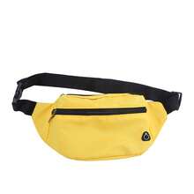 1件装新款简约腰包休闲运动男女胸包多用途大容量上班休闲运动耐打日常跑步磨砂收银手机钱包 - 彩色 - 查看 15