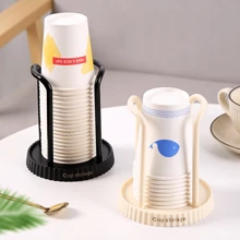 1pc Luxury Disposable Paper Cup Holder, Tabletop Cup Rack, Adhesive-Free Paper Cup Organizer, Creative Cup Storage Rack, Kitchen Storage Utensils, Room Decoration, Suitable For Kitchen, Restaurant, Party, Camping, Outdoor, Gathering, Gift For Friends, Family Gift, Christmas Gift - Multicolor - View 4